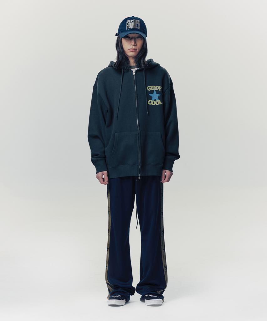 Istkunst G&C Hood Zip Up_Charcoal(Ik2Fsmm482A)