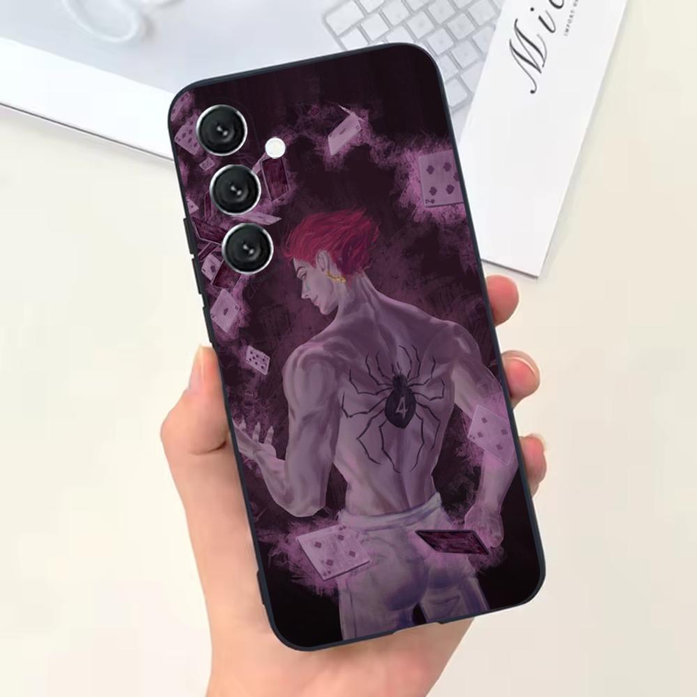 Anime H-Hisoka M-Morow Phone Case For Samsung Galaxy A13,A21s,A22,A31,A32,A52,A53,A71,A80,Soft Black Shell