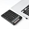 VBESTLIFE 2-in-1 Numeric Keypad Calculator, Mini 29-Key 2.4G USB Wireless Numeric Keypad Keyboard with LCD Display, Compatible with XP/Vista/7/8/10, M