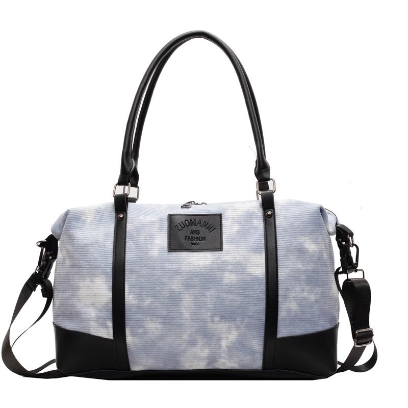 

Дорожня сумка для невеликих відстаней Жіноча спортивна сумка для фітнесу великої місткості Чоловіча дорожня сумка для зберігання світло-синій колір