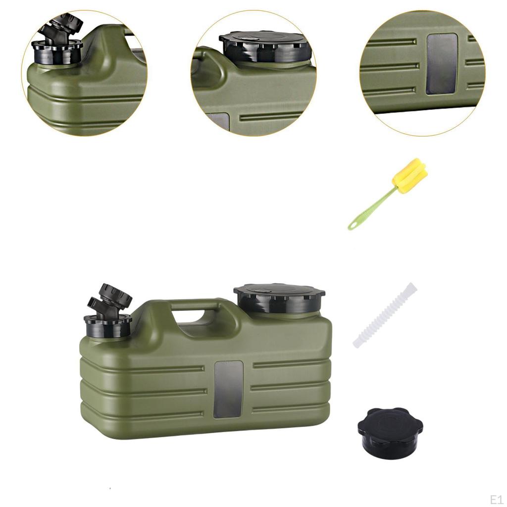 5 Liter Camping Wasserbehälter mit Wasserhahn Tank Eimer Tragbar 31x13,5x17cm für Hurrikan