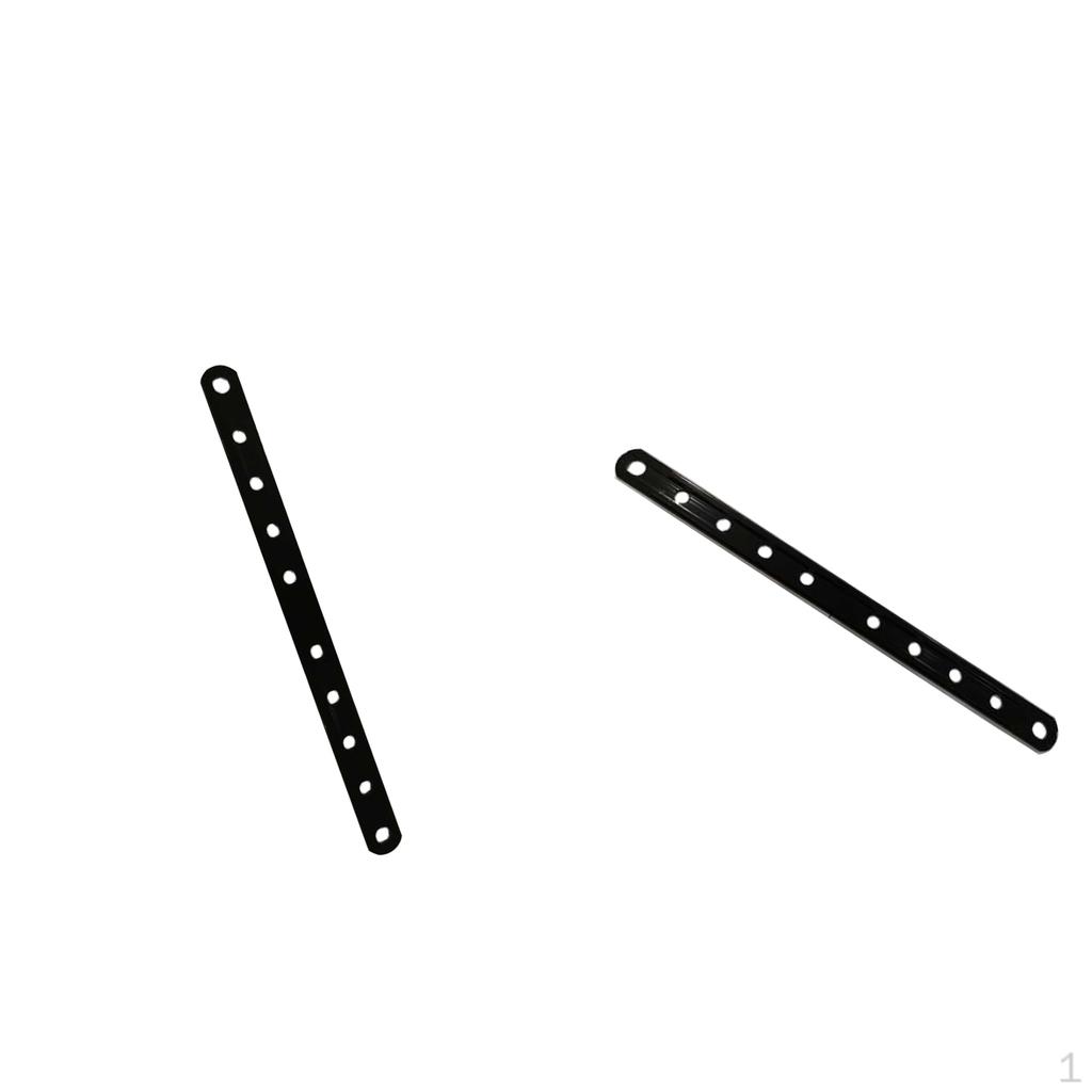 

2 шт. 12 Подвесной ремень Универсальный выхлопной глушитель Перфорированный кронштейн Черный