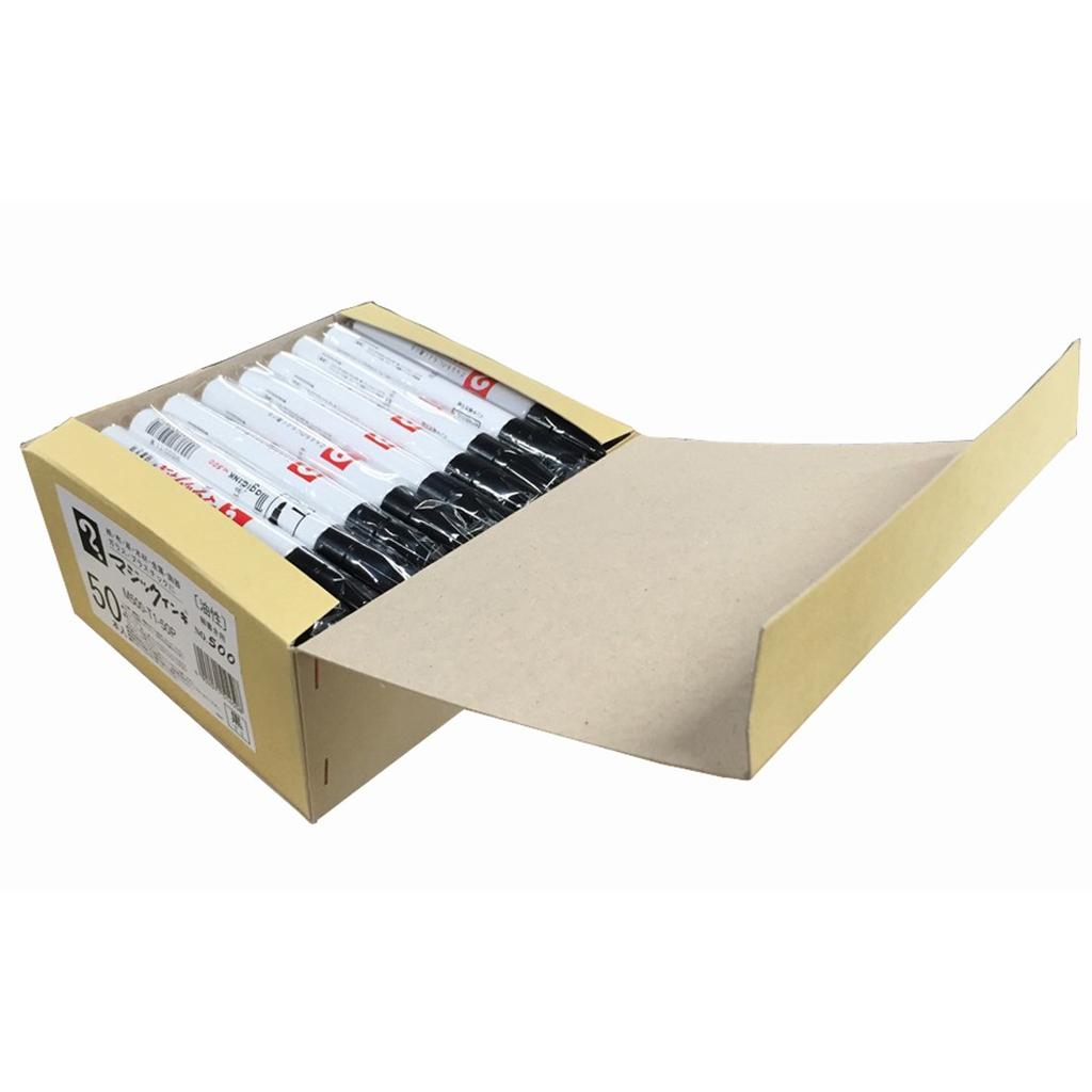 Teranishi Chemical Magic Ink Pen 500 Fine Point Black 50 Pens Oil-Based No. M500-T1-50P