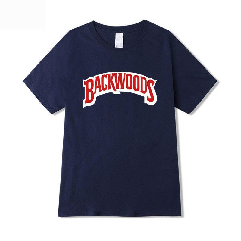 Hot-Selling Backwoods Letter Print Short-Sleeved Men S And Women S T-Shirts Wish Explosion S