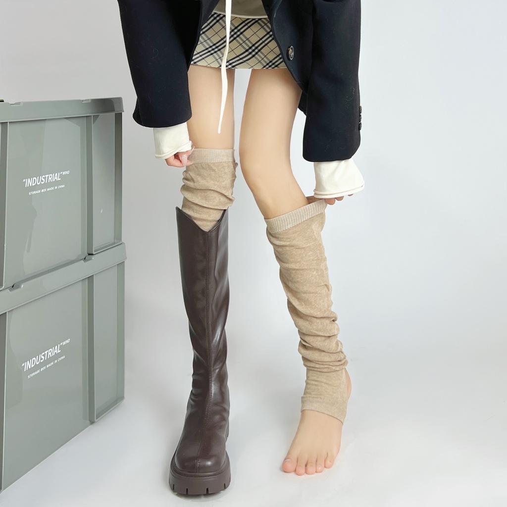 Mode Fußsocken Damen Herbst Beinwärmer Socken Wadensocken