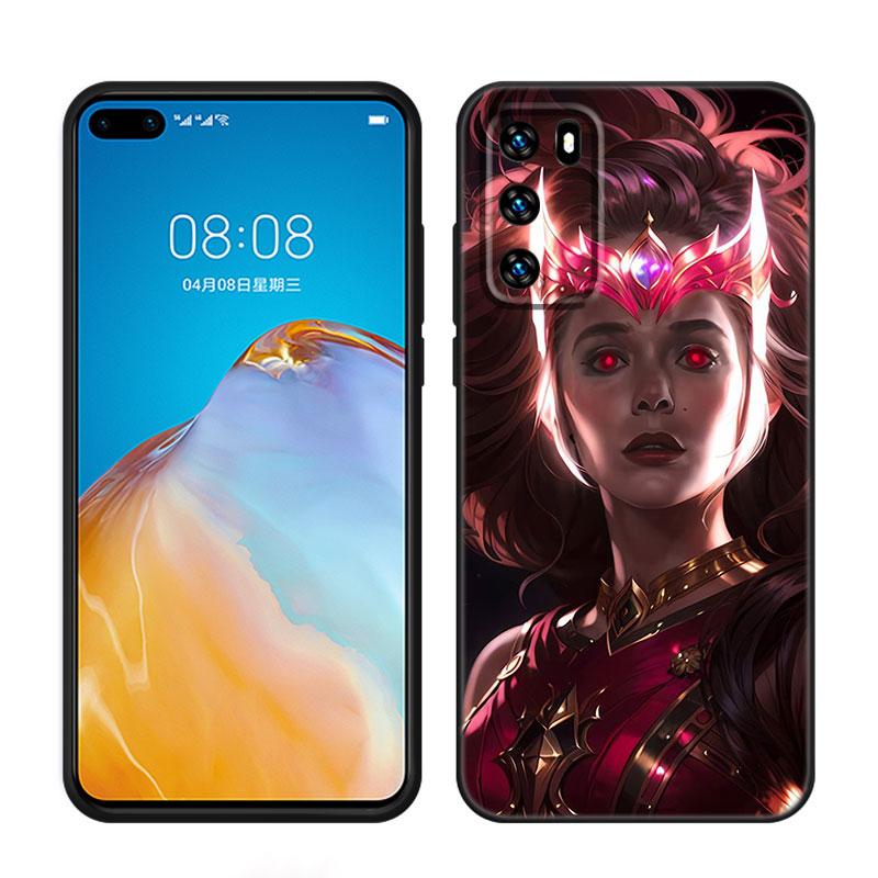 Scarlet Witch Phone Case For Huawei Pura 70 Ultra P20 P30 P40 Lite P60 Art P50 Pro P50E P Smart 2018 2019 2020 2021