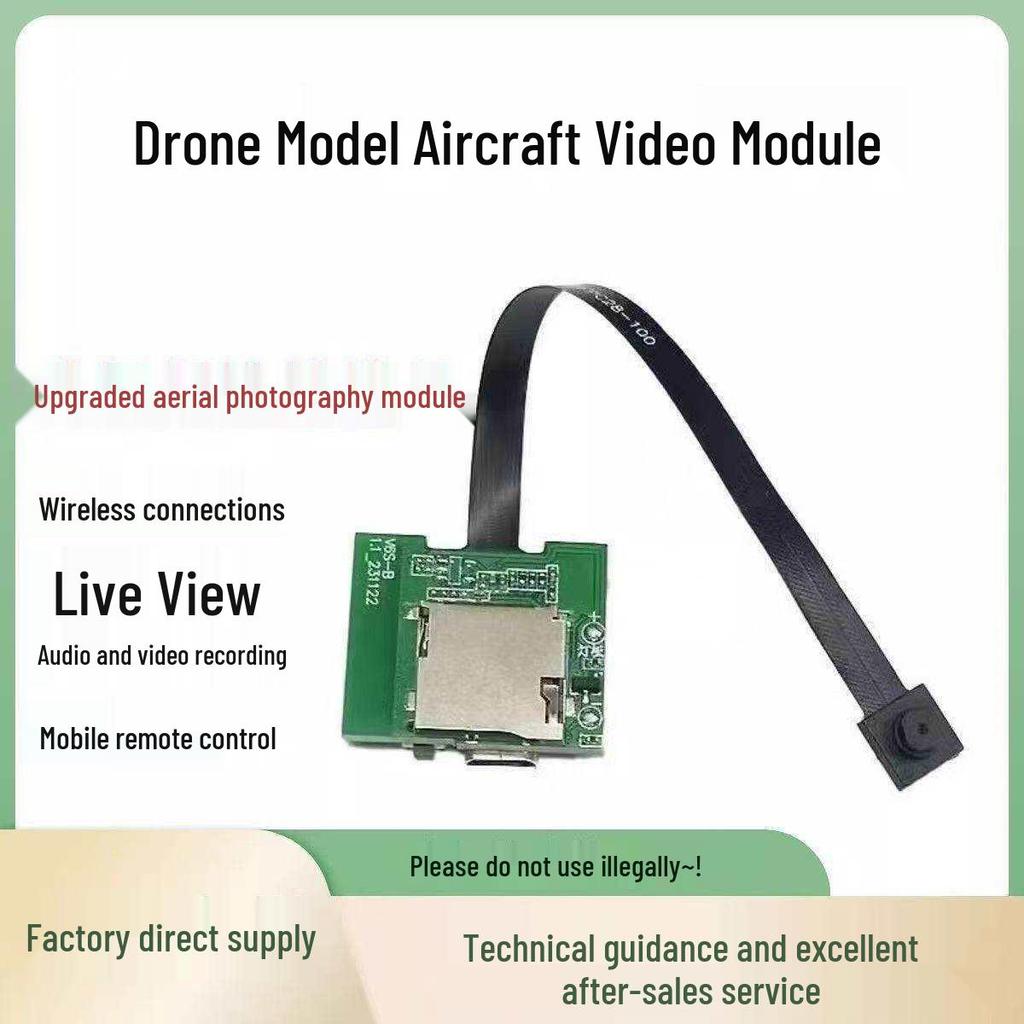 Remote Control Drone with Wireless Camera and WiFi Module for Model Cars, One Centimeter Size