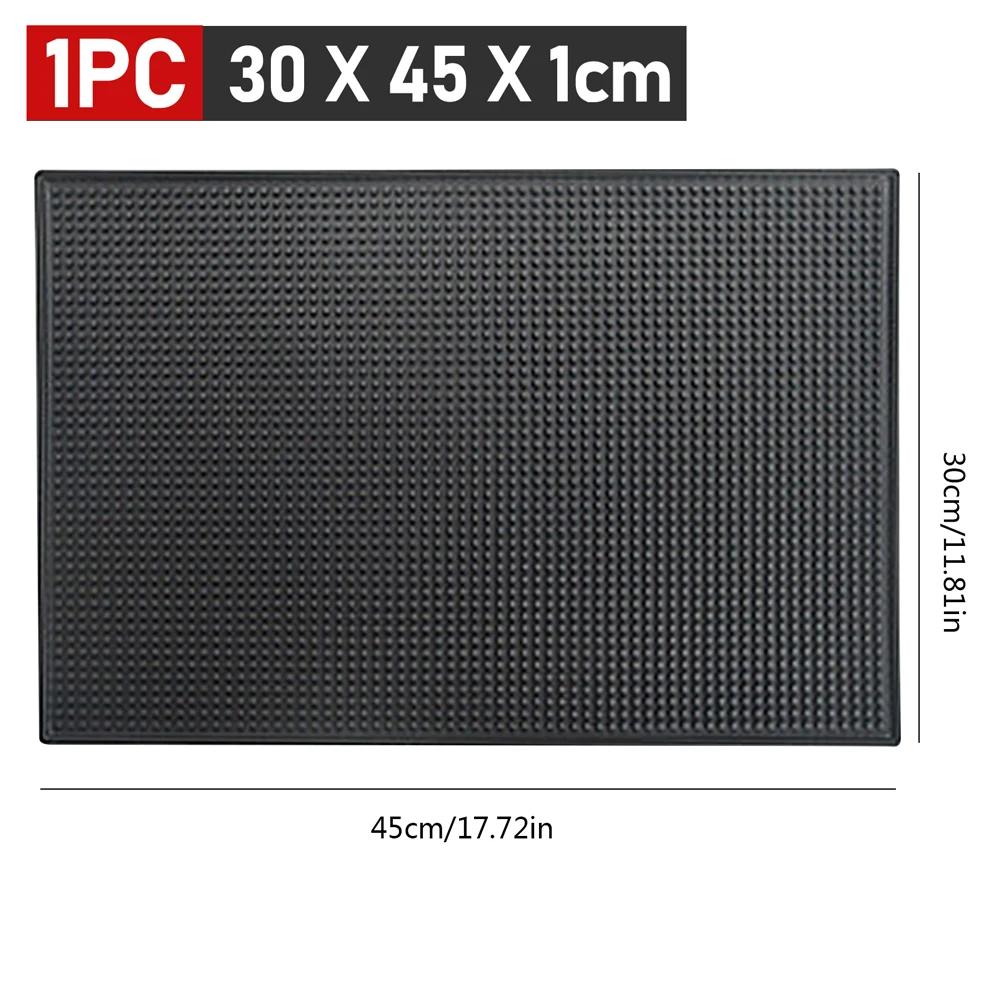 Tapete de Bar Borracha Tapetes de Bar de Café Antiderrapante PVC Tapete para Copo Impermeável Resistente ao Calor Tapete Escorredor para Bar Café Barista Coquetel Bartender