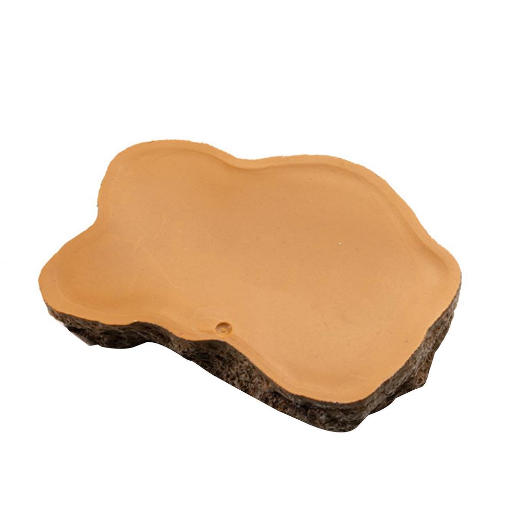 Harz Reptilien Futterspender Futter- und Wassernapf für Schildkröten Eidechsen Hamster Schlangen Schildkröten Geckos Kleine Haustiere Futterspender Haustierbedarf