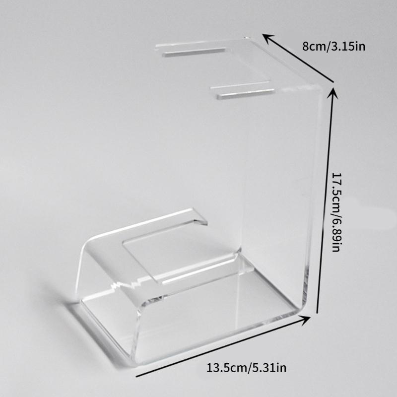 Multipurpose Clear Acrylic Organizers Rack With Removable Trays Convenient for Plates Books and DVDs Organization