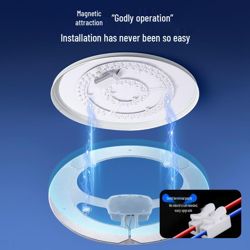 LED Magnetic Ceiling Light Panel - Energy-Saving, High Brightness, Constant Current SMD Replacement Module