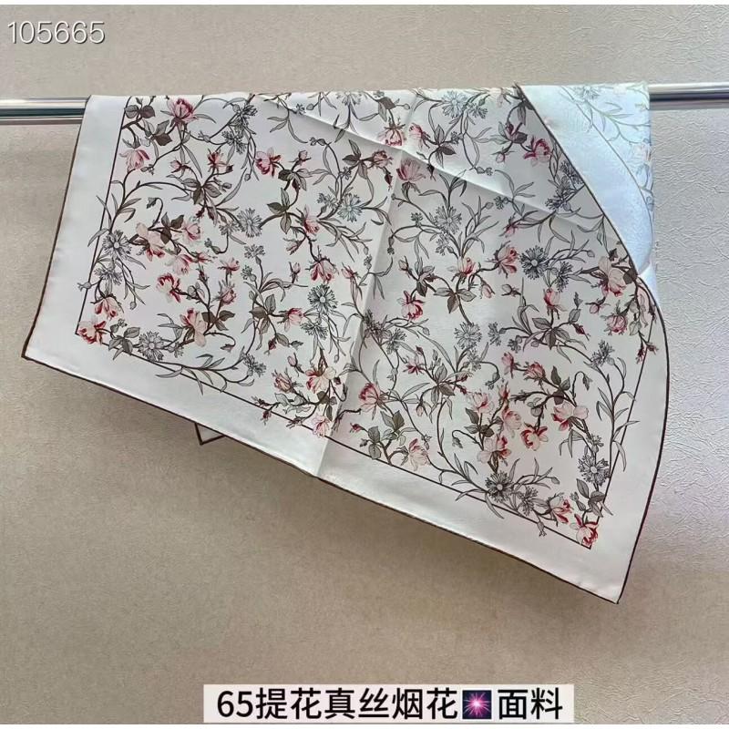 16 Momme 100% Mulberry Silk Square Scarf Womens Fashion Shawl