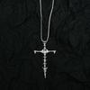Original Skull Cross Necklace Pendant for Women and Men - Dark Style Trendy Accessory