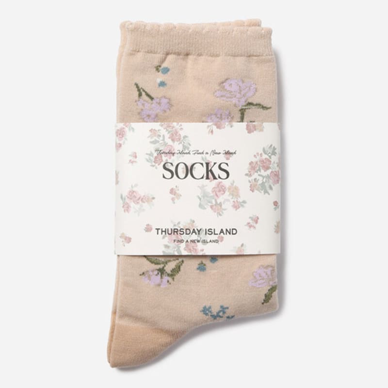 Thursday Island Flower Garden Socks_T256MSC137W