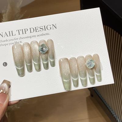 Simple Handmade Gradient Thinning Smile Cat's Eye Quality K9 Diamond Champs Elysees Wearable Armor Film
