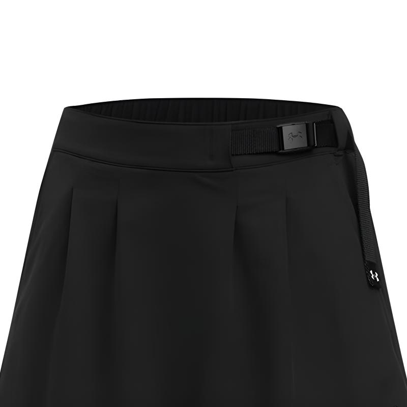 Under Armour Comfortable Sports Versatile Casual Long Skirt Women Skirts Black 1389310-001