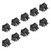 10PCs 2‑Position Switch Rocker On Off 4‑Pin KCD4 Heat Resistance Industrial Accessories