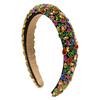 New Style Fashionable Hairband - Multi-color Heavy-duty Exquisite Headwear, Dazzling Ballroom Hair Accessory for Women