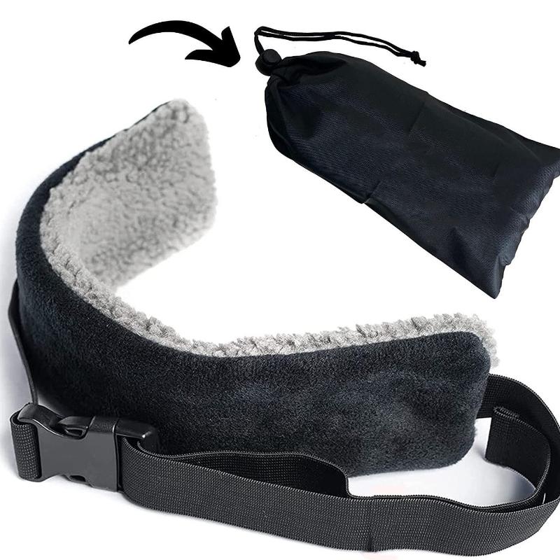 Adjustable Travel Pillow Airplanes Neck Support Band Portable Cars Seat Sleep Aid Head Fixed Strap Head Support Strap