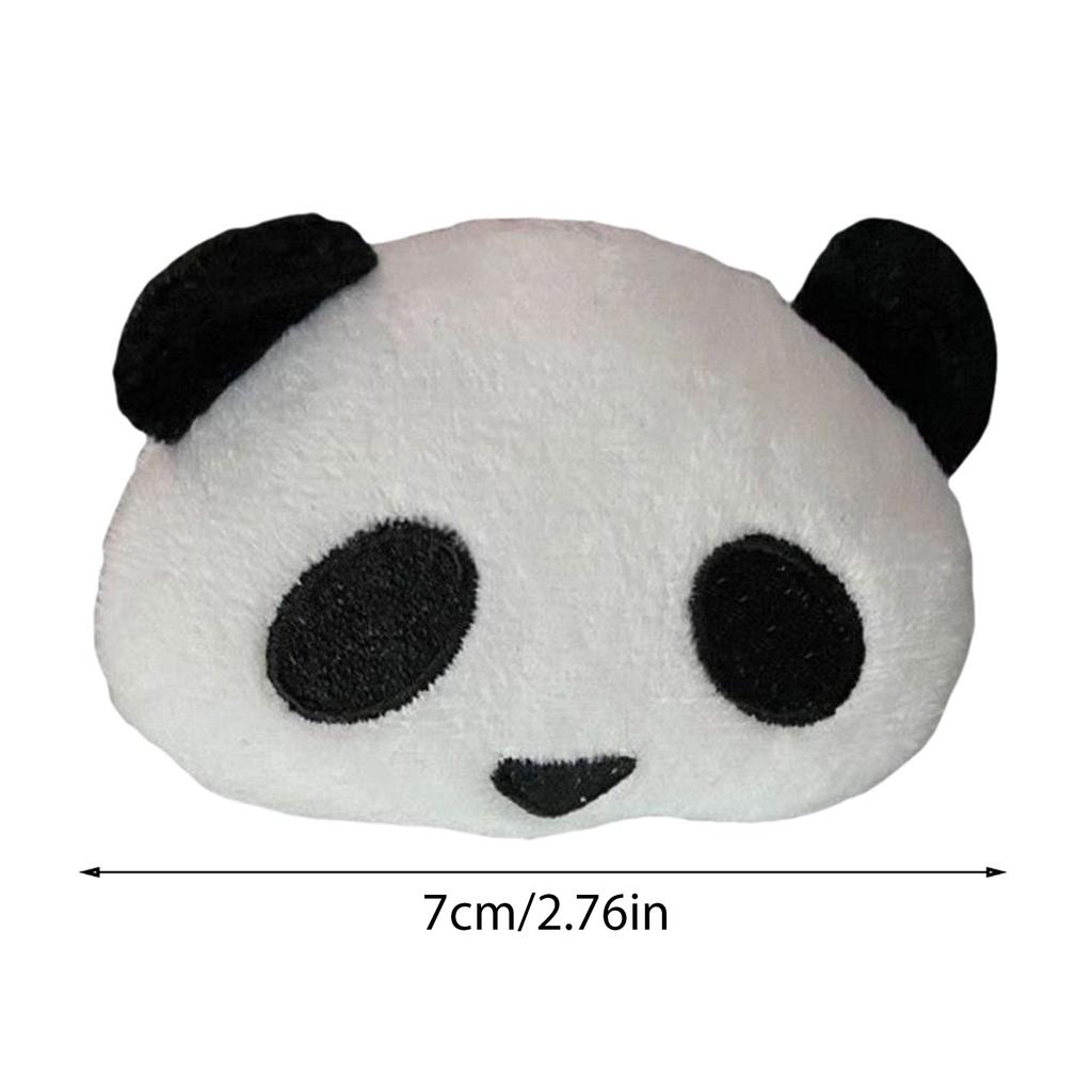 Lovely Panda Hair Clip Plush Kids Hair Pin Make Up Hairpin Multipurpose Hairclip Hair Accessories with Brooch