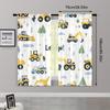 2pcs   Curtain Fabric Playful Construction & Farm Vehicle Polyester Woven (without rod) Room Decor Ldeal for Bedroom Living Room