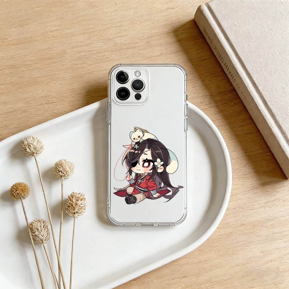 Heaven Officials Blessing Phone Case For iPhone 17 16 15 14 13 12 11 Mini Pro Max Plus Transparent Cover