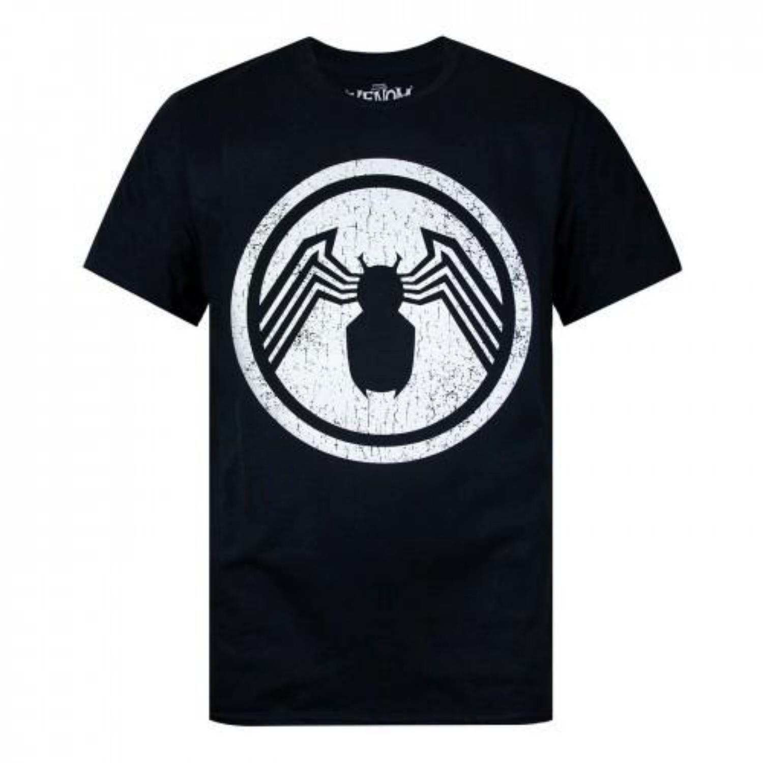 

Venom Mens Distressed Logo T-Shirt S чёрный
