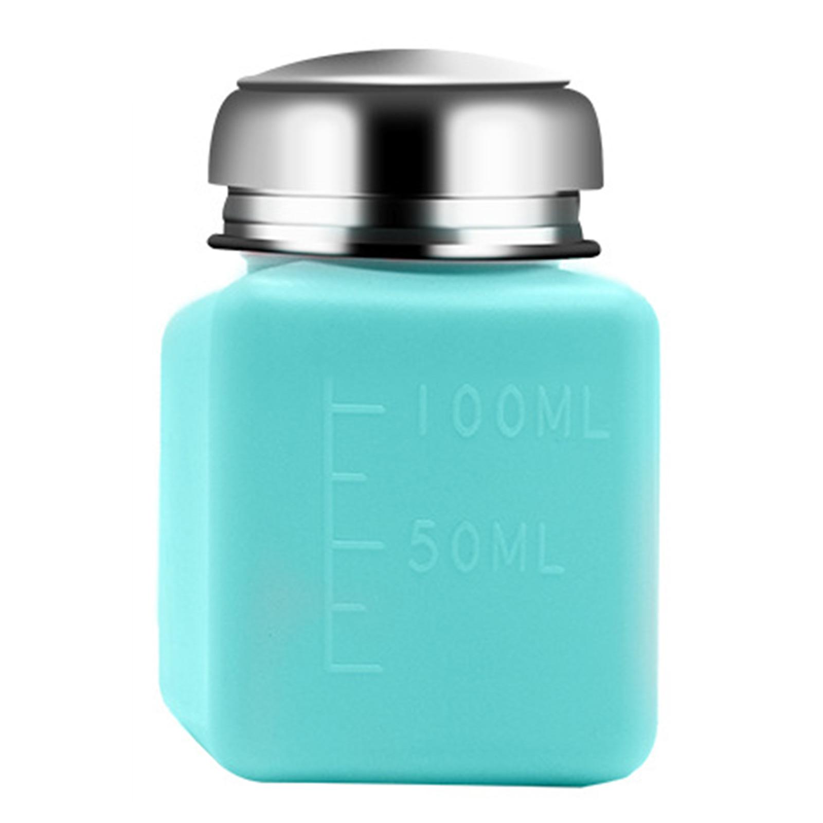 

Диспенсер для спирта растворителя 100-250 мл, бутылка с насосом для жидкости, для ацетона и чистящих средств, контейнер для косметической жидкости S синий