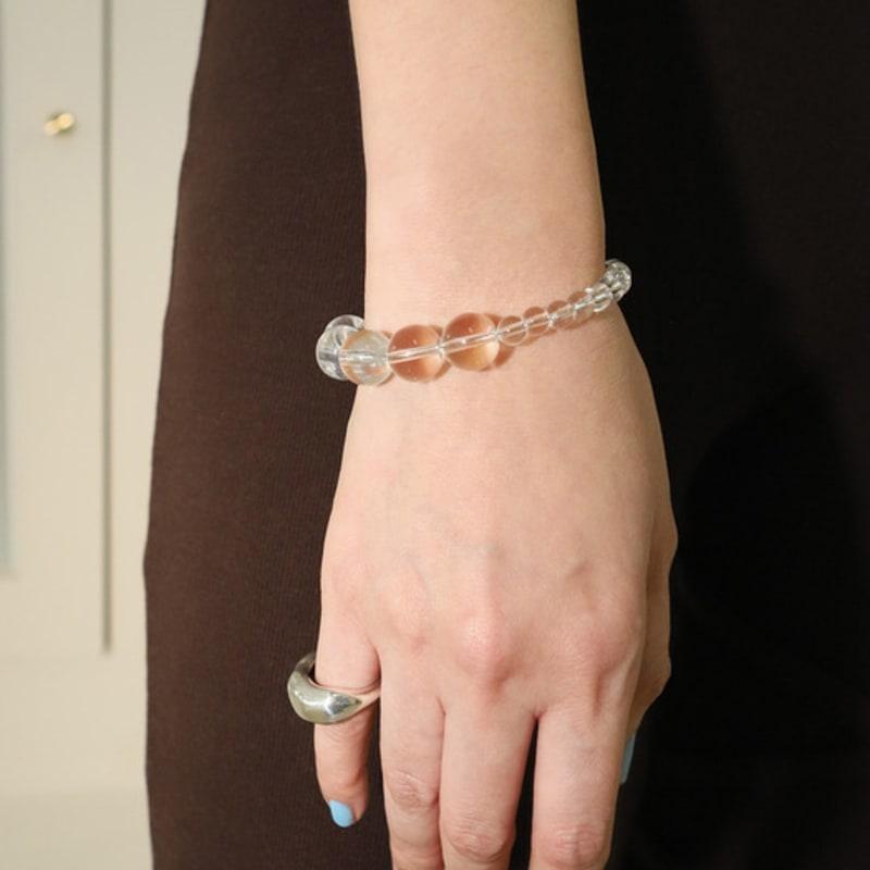 August Harmony Bubble Gem Bracelet / Quartz