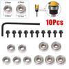 10pz Frese con Cuscinetti a Sfera Superiori Guida Fresatrice per Falegnameria Accessori Cuscinetti per Frese Riparazione Cuscinetti Frese