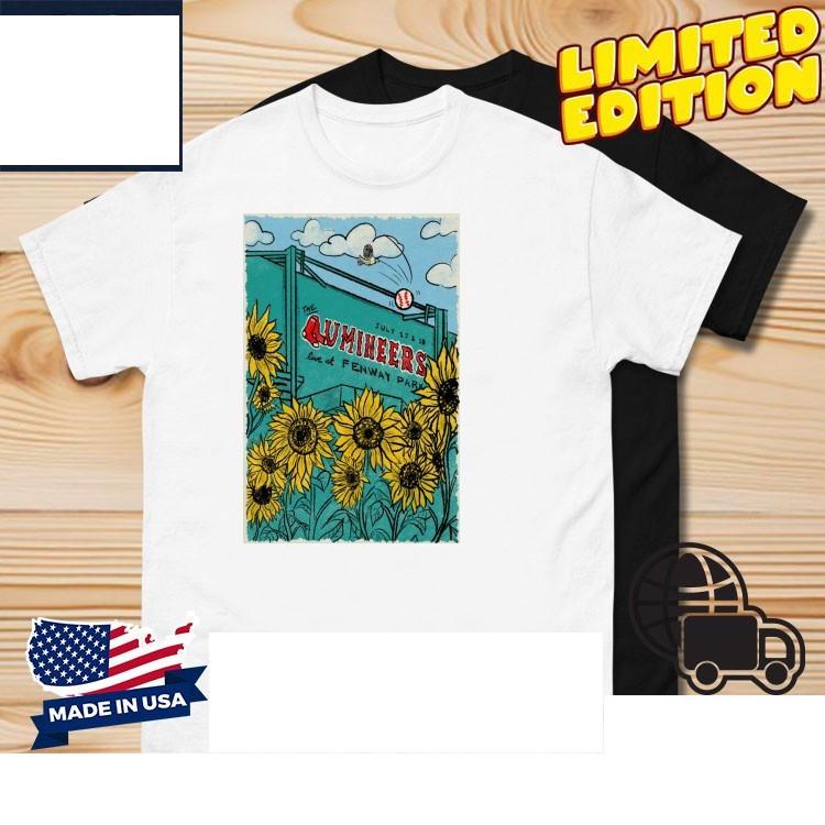 The Lumineers 2025 July 17-18 Fenway Park, Boston Concert Poster T-shirt Unisex T-Shirt XXXL