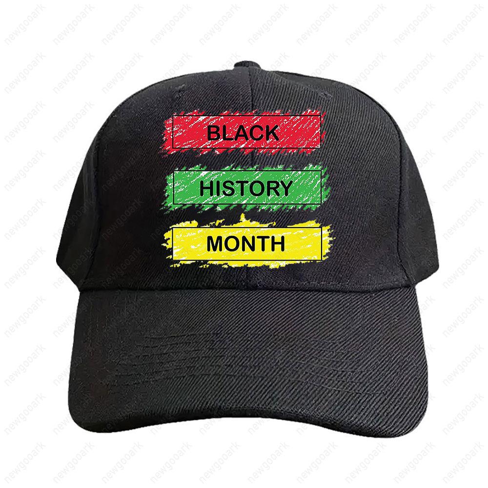 2026 Black History Month Cap Summer Women Unisex Peaked Hat Fashion Casual Adjustable Printed Baseball Caps