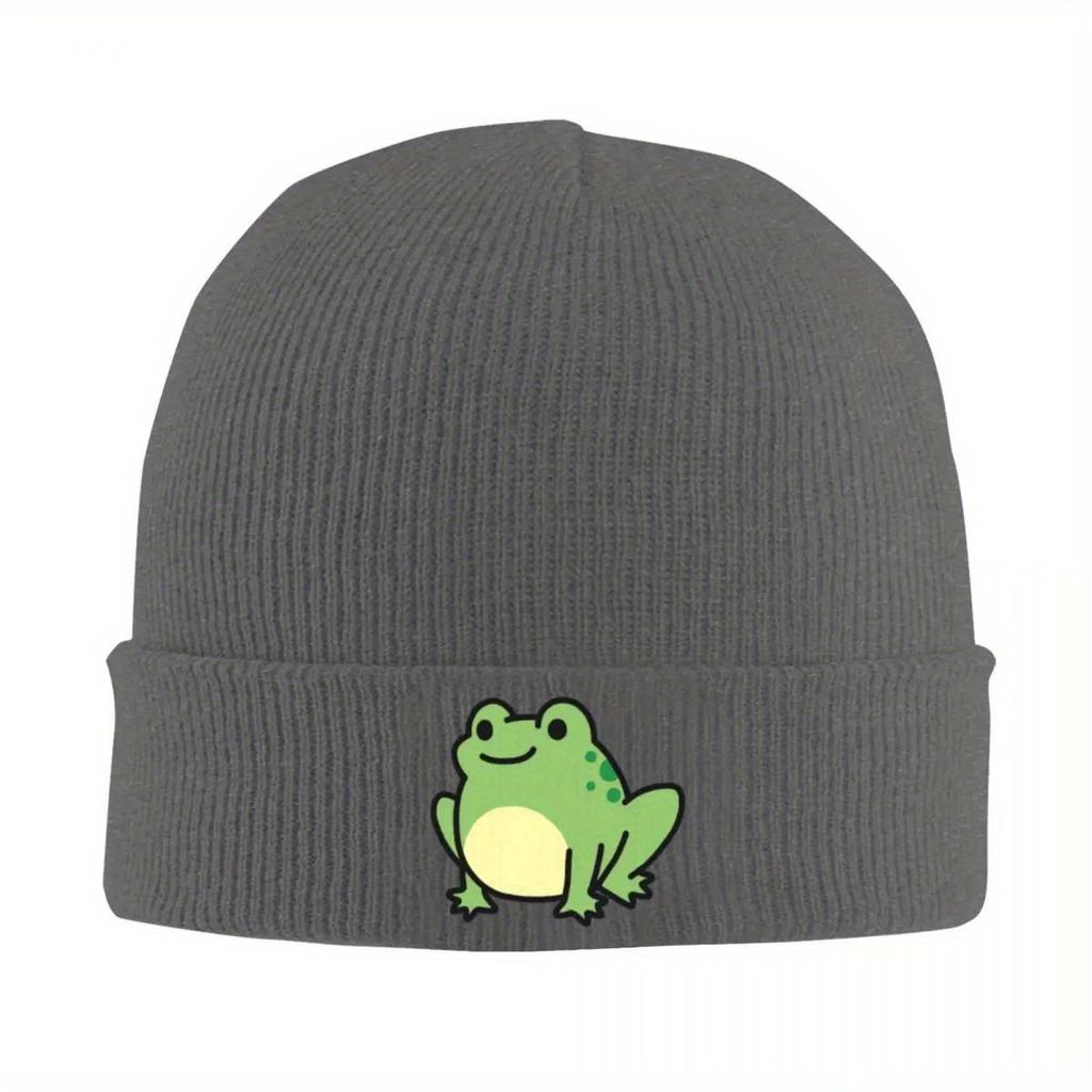 Frosch Warme Strickmütze Hip Hop Mütze Herbst Winter Outdoor Beanie Hüte für Männer Frauen Erwachsene