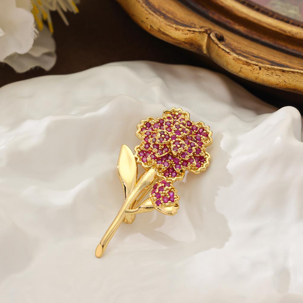Shiny Jellyfish Pin Marine Animal Party Brooch Temperament Rose Brooch Personality Horse Head Brooch