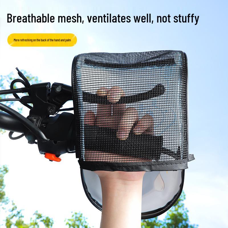 Summer 2025 UV Protection Windproof Electric Vehicle Gloves: Lightweight, Breathable, Waterproof Hand Protector.