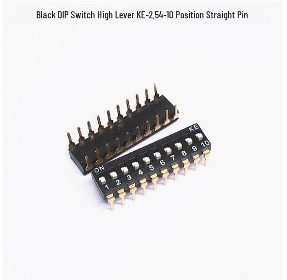 DIP Switch 2.54mm Pitch 1P-10P Through-Hole/SMT