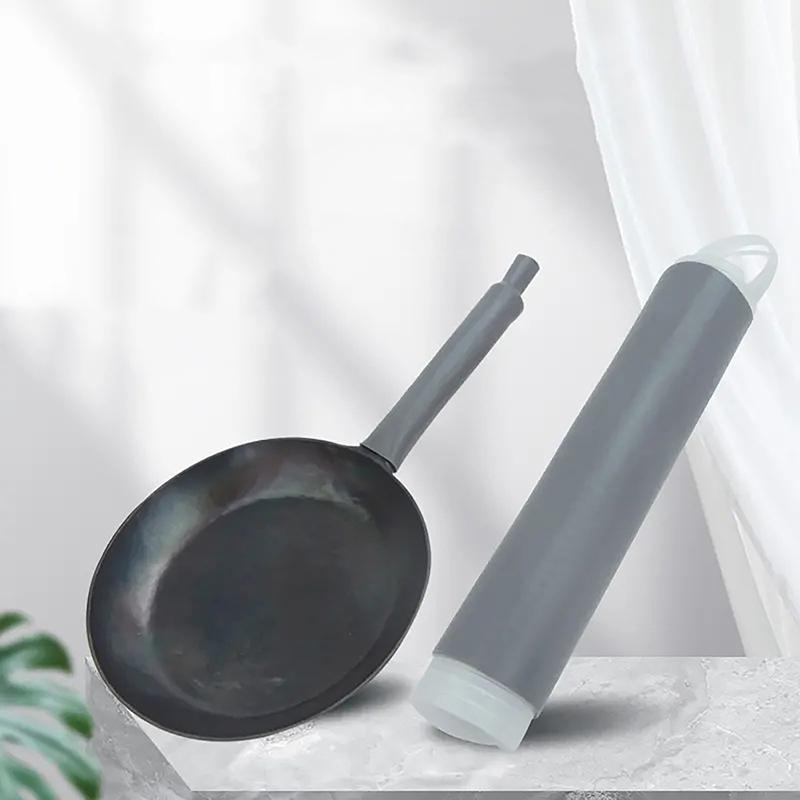 Bratpfannengriff Isolierhülle Gummihülle für Eisenkocher Edelstahlpfannengriffhüllen Küchenwerkzeug Zubehör