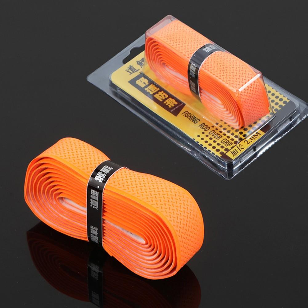 Fishing Rod Handle Non-Slip Grip Tape Rod Handle Tape Orange