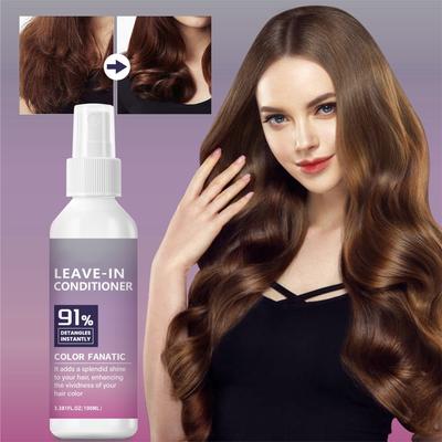 Leave-in Conditioner 100ml Increase Hair Gloss And Enhance Hair Color Vividness Spray