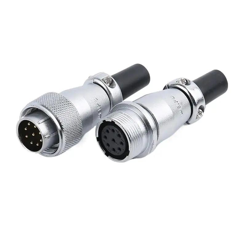 WEIPU WS16 TQ+ZQ Waterproof Cable Wire Connector Male Plug Female Socket Electrical Automation Aviation Adapter 2 3 4 5 7 9 Pin