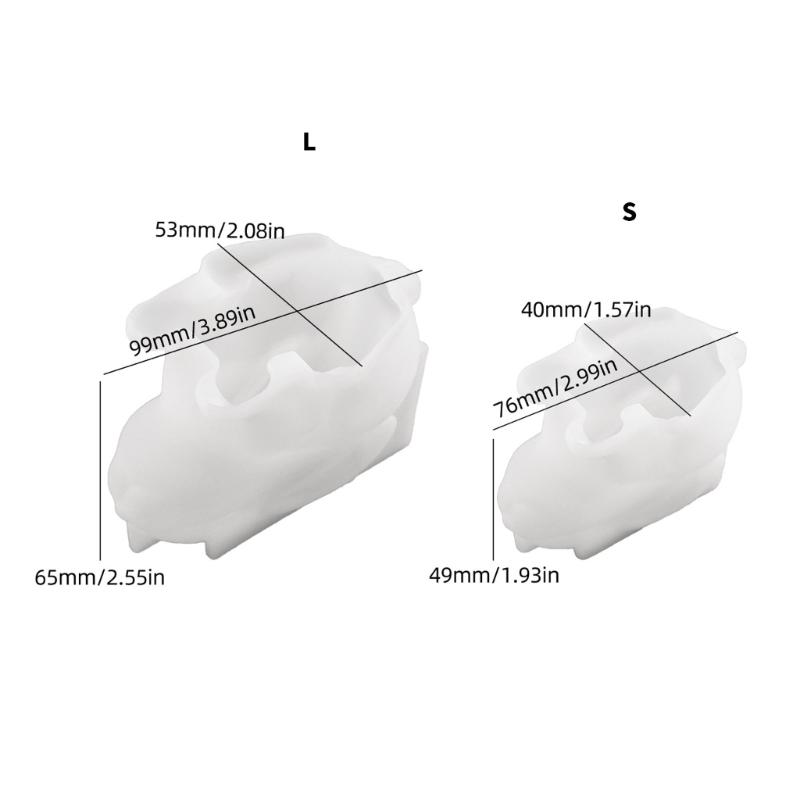 Food Grade Moulds Silicone Rabbit Mold Silicone Texture Perfect for Decorations Crafting and Holiday Party Supplies