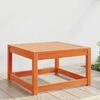 VidaXL Garden Footrest, Pallet Pouf, Terrace Coffee Table, Modular Living Room Furniture for Outdoor Balcony, Wax 844681