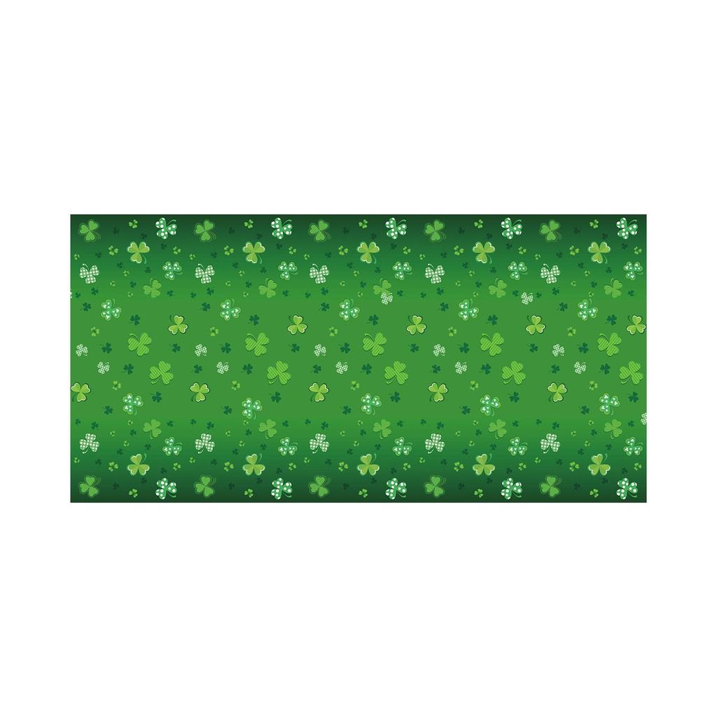 St. Patrick's Day Decorations, Suitable For Decorating Green Dining Tables At St. Patrick's Day Parties With Disposable Tablecloths