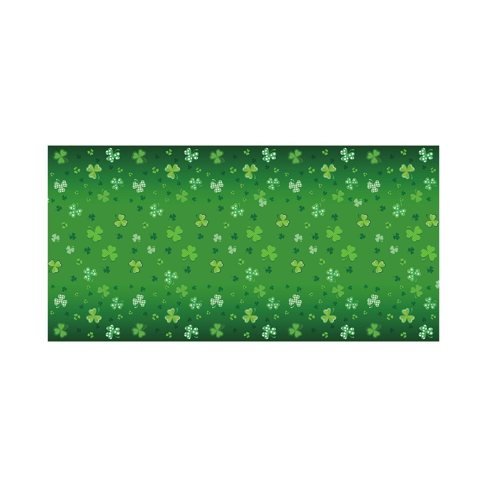 

улица. Украшения ко Дню Святого Патрика, подходящие для украшения зеленых обеденных столов в церкви Св.. Вечеринки в честь Дня Святого Патрика с одноразовыми скатертями One Size зелёный