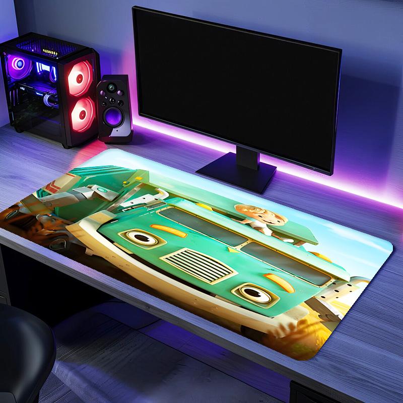 Trash Truck Mouse Pad - Non-Slip Rubber Base, Smooth Surface for Work,Gaming,Office,And Home Use, Desk Mouse Pad