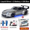 4WD RC Drift Car With LED Light 2.4G Radio 20KM/h High Speed Remote Control Racing Cars Vehicle Model Toy Gift for Boy Girl Kid