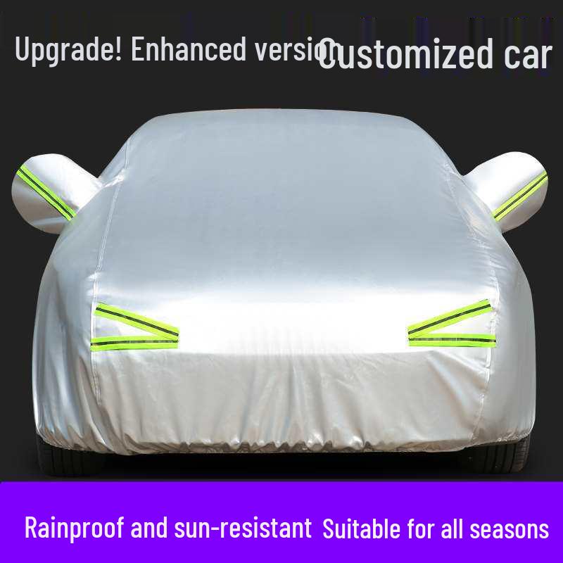 

Geely Emgrand GS/Xingrui/GL/Vision/Xingyue/Boyue/Borui Водонепроницаемый и солнцезащитный чехол для автомобиля Emgrand EC7 (Upgraded Thick Oxford)