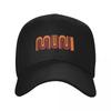 MUNI Transit vintage pattern Baseball Cap Thermal Visor Rave fishing hat Snapback Cap Caps Male Women's