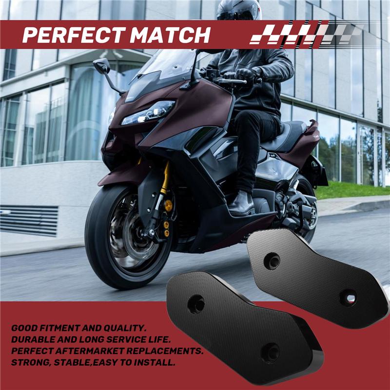 AUTO Motorcycle Mirror Hole Cover For  T-MAX560 TMAX560 TMAX Tech MAX 2025- Rear View Mirror Cover Base Cap