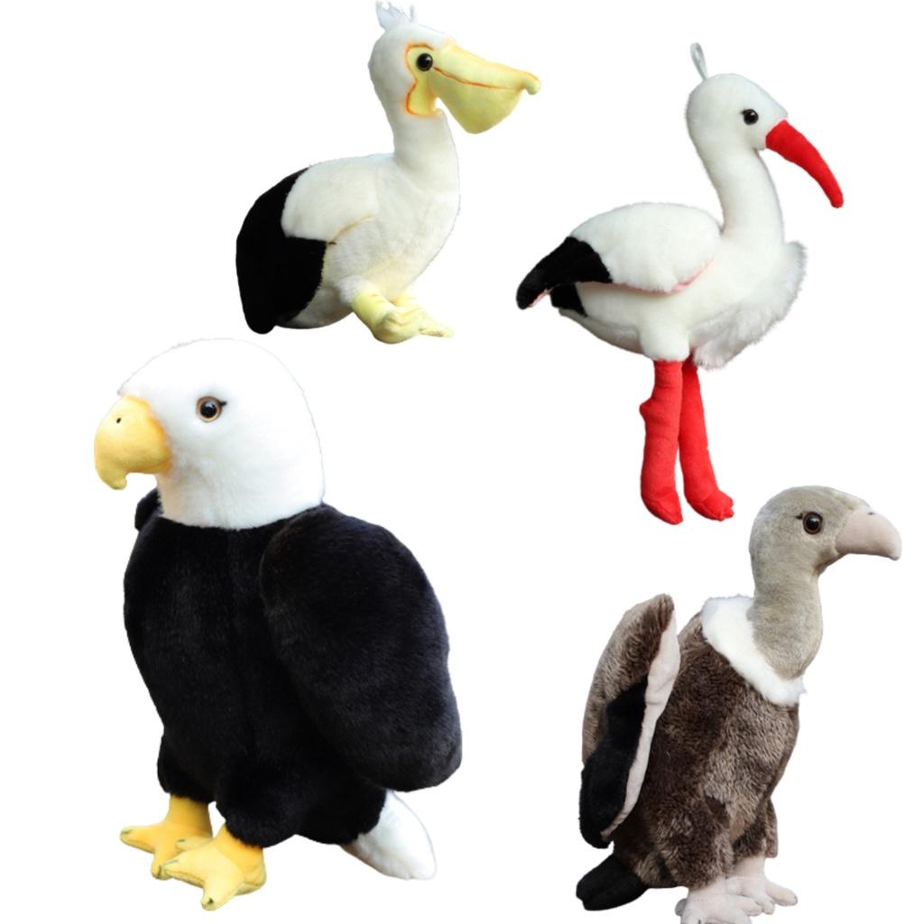 Realistic Eagle Plush Toy For Wildlife Enthusiasts 25cm/35cm/45cm